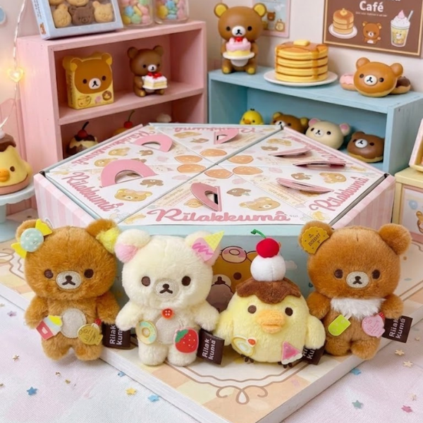 Rilakkuma Sweet Treat Plush Keychain Blind Box
