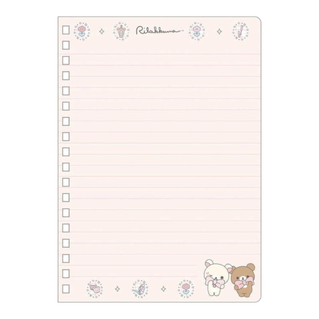 San-X Chairoikoguma Korilakkuma B6 Ring Notebook