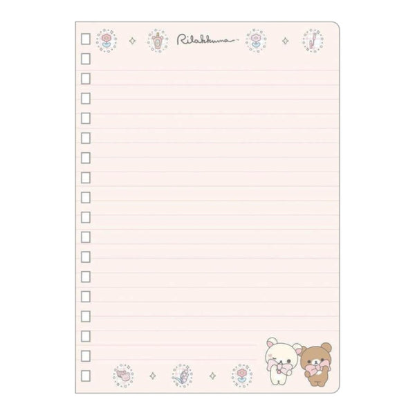 San-X Chairoikoguma Korilakkuma B6 Ring Notebook