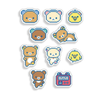 San-x Rilakkuma Gaming Clear Seal Bits Pixel Art Sticker Pack 