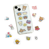 San-x Rilakkuma Gaming Clear Seal Bits Pixel Art Sticker Pack 