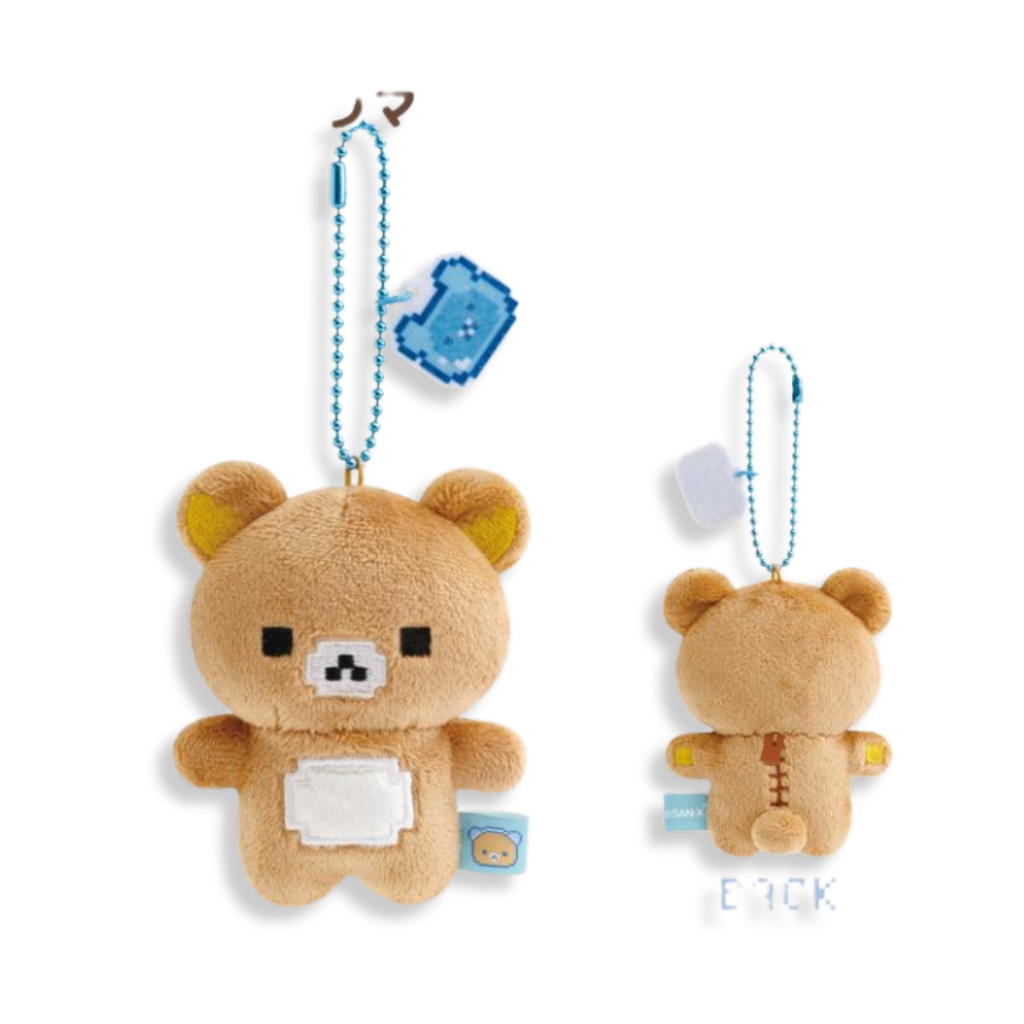 San-x Rilakkuma Gaming Hanging Plush Set