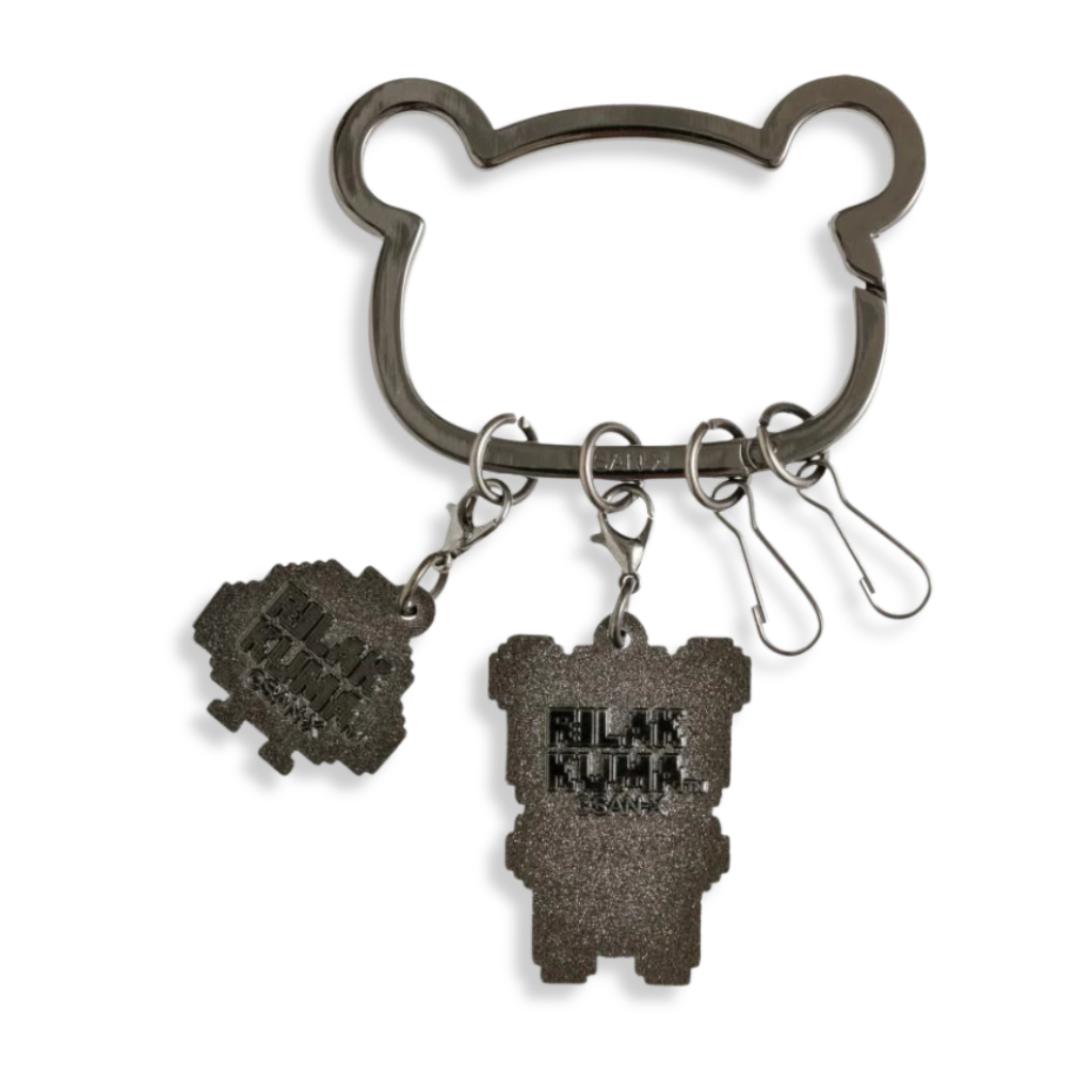 San-x Rilakkuma & Kiiroitori Yellow Chicken Metal Carabiner Keychain