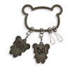 San-x Rilakkuma Korilakkuma & Chairoikoguma Metal Carabiner Keychain