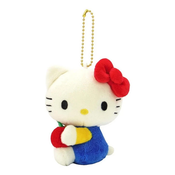 sanrio-hello-kitty-apple-plush-keychain