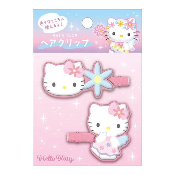 Sanrio Hello Kitty Fantasy Angel Rubber Hair Clip Set