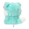 sanrio-hello-kitty-fine-face-cat-green-plush-keychain