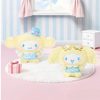 Twinkle Glory Sanrio Cinnamoroll Sweets Friends fluffy plush bag charms with yellow fur and blue outfits
