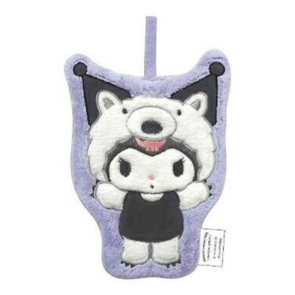sanrio-kuromi-anteater-loop-hand-towel