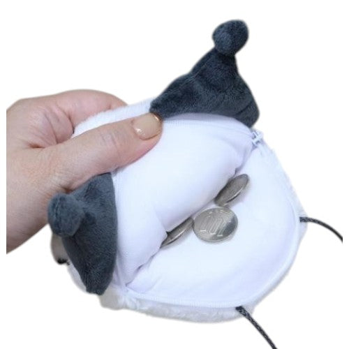 sanrio-kuromi-anteater-plush-neck-pouch