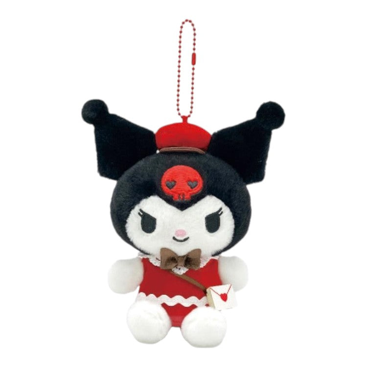 Sanrio Kuromi Lovely Love Letter Plush Keychain