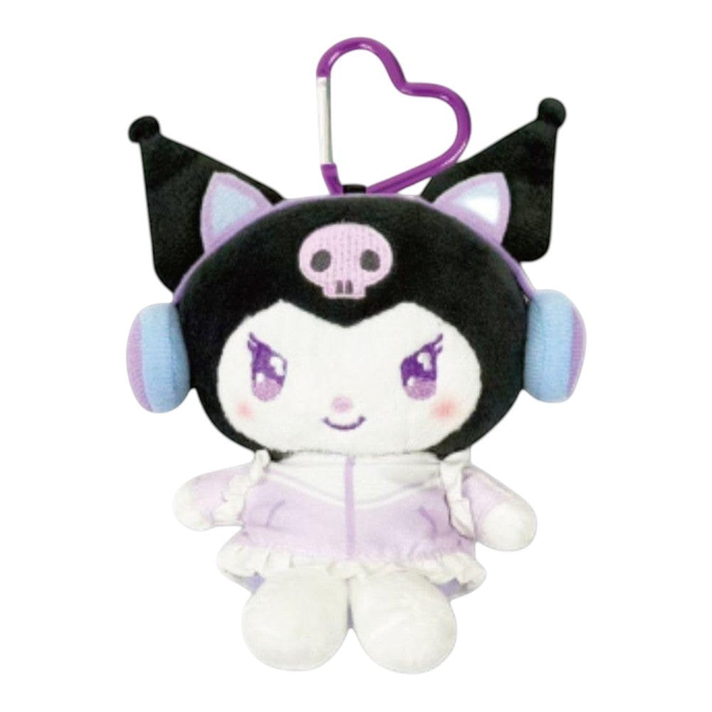 sanrio-kuromi-plush-keychain-pouch