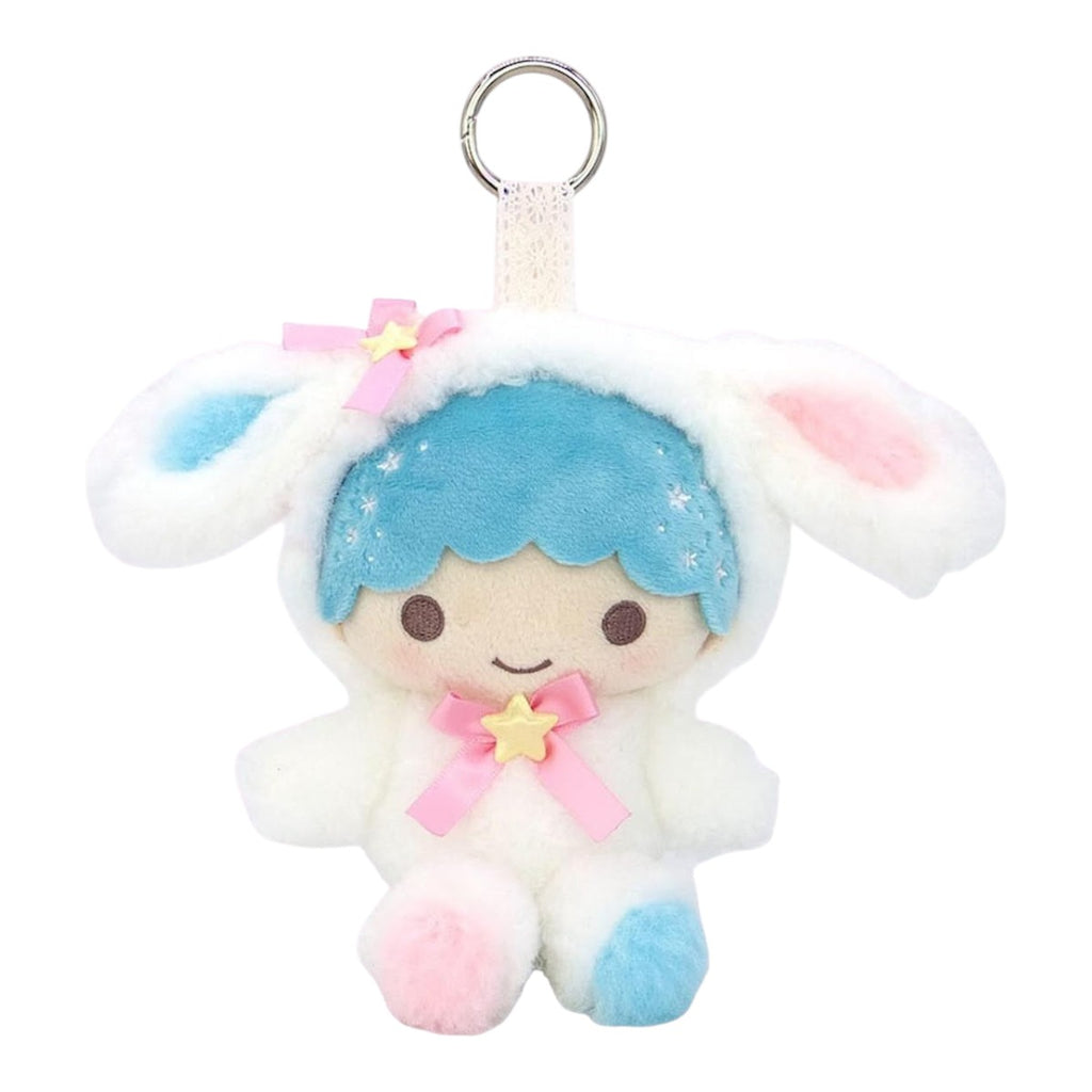 Sanrio Little Twin Stars Kiki White Bunny Plush Keychain