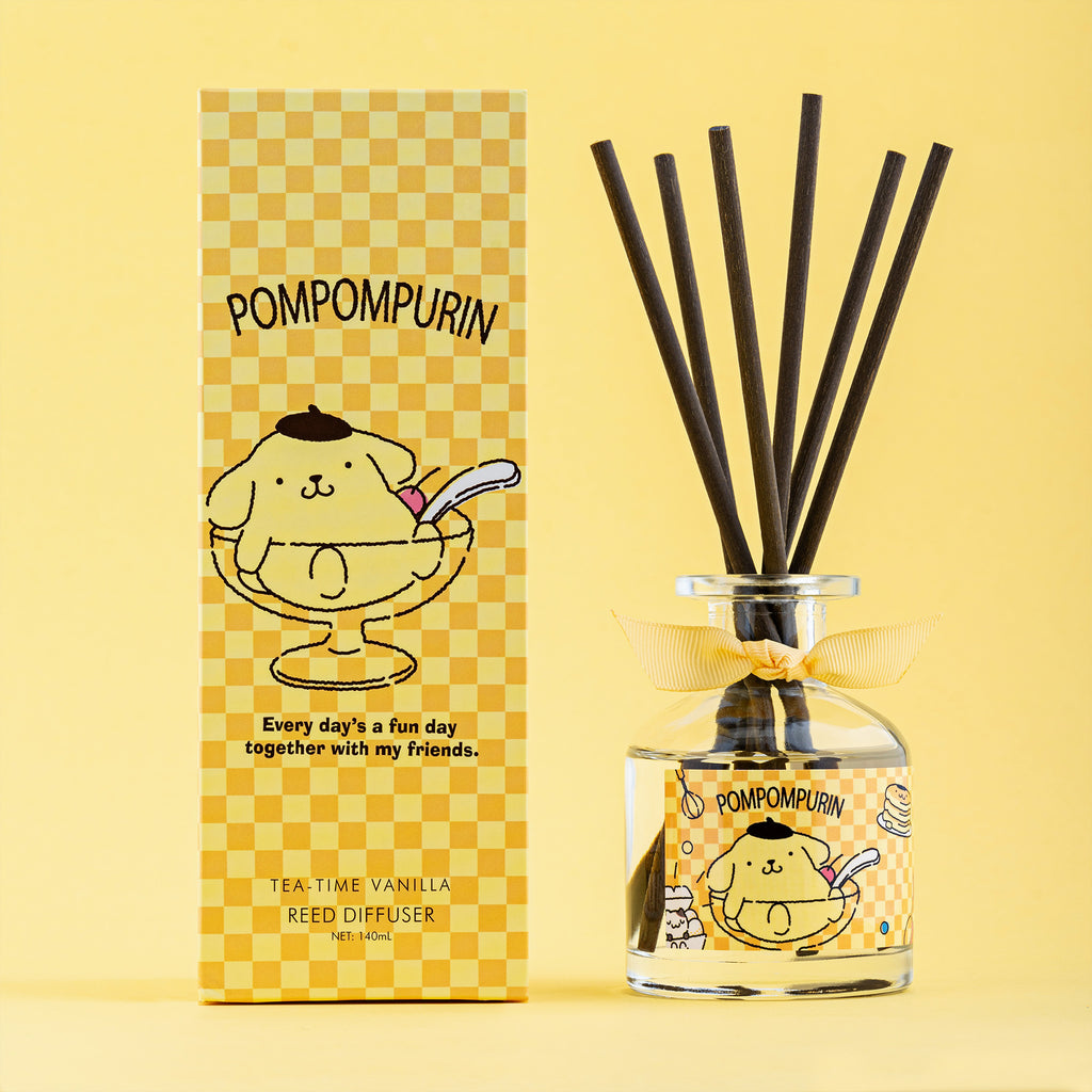 Sanrio Pompompurin Tea Time Vanilla Reed Diffuser