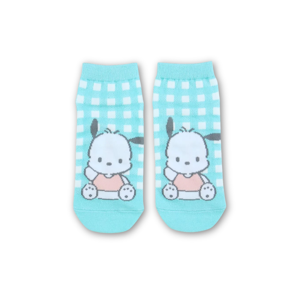 Sanrio Pochacco Checkered Ankle Socks 23-25cm