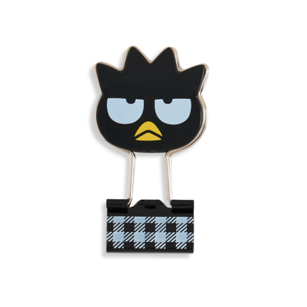 Sanrio Bad Badtz-Maru Gingham Binder Clips 3-pcs Set 3