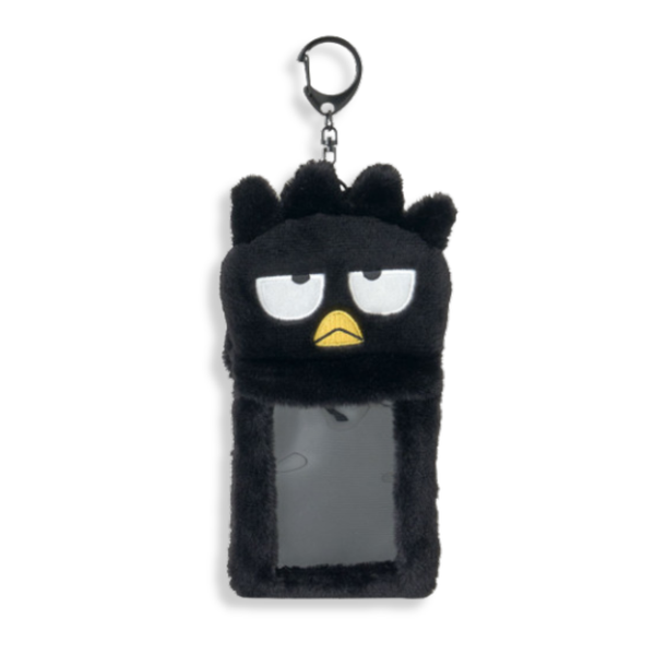 Sanrio Badtz-maru Fluffy Fabric Trading Card Holder