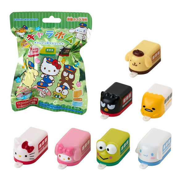 Sanrio Character Train-Shaped Mascot Sealed Bath Ball
