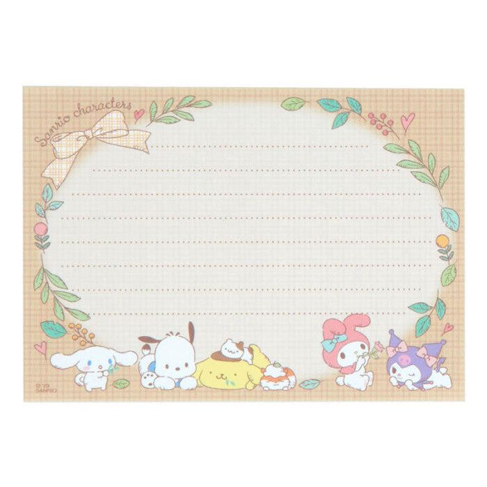 Sanrio Characters A6 Memo Set of 8