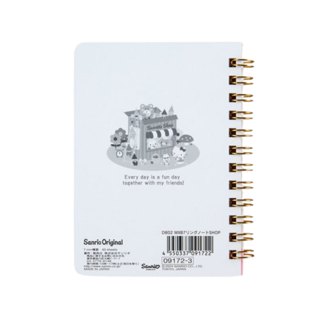 Sanrio Characters B7 Ring Notebook