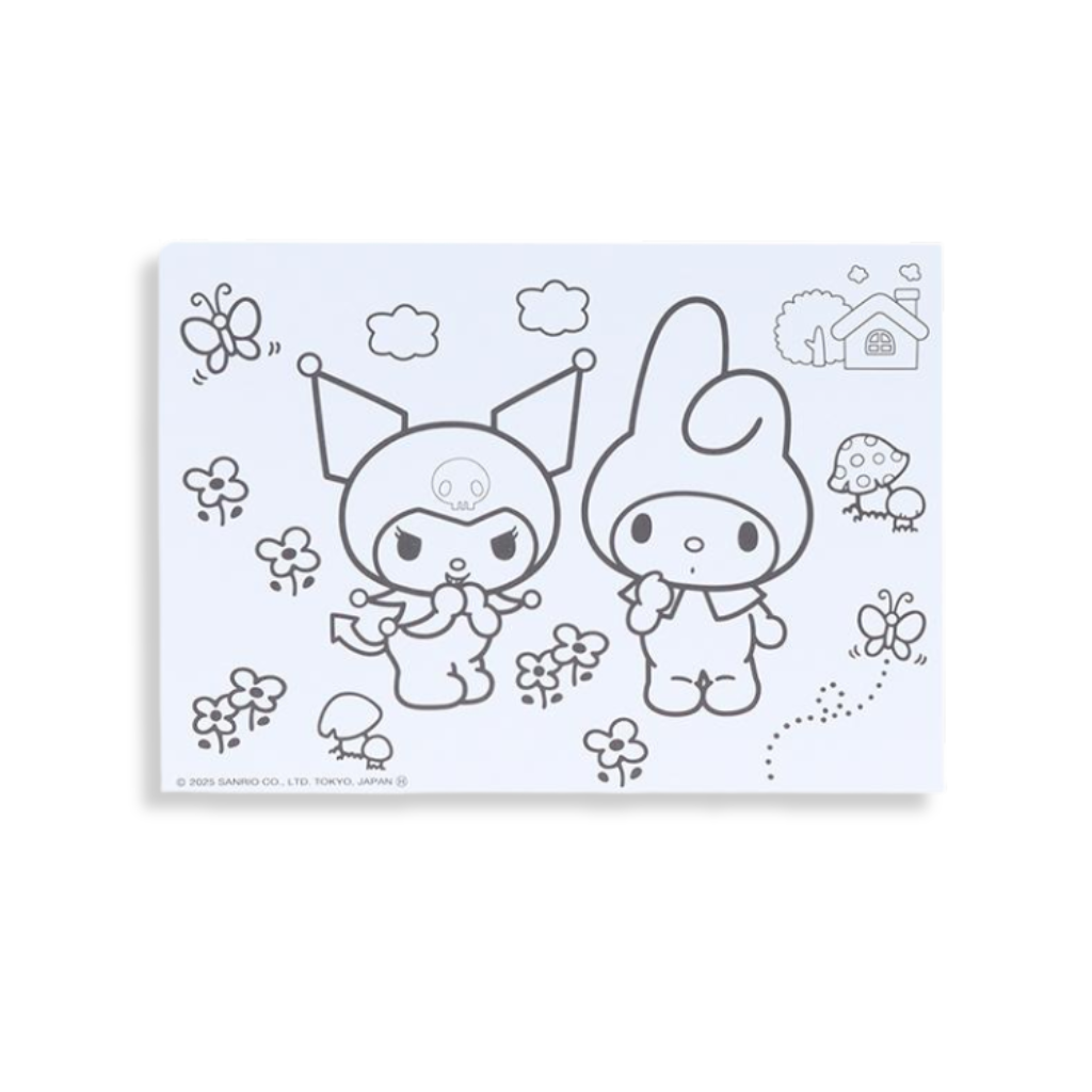 Sanrio Characters Palette Colouring Set with Paints & Sheets