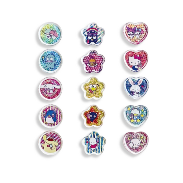 Sanrio Characters Party Clear Plump 3D Sticker Set