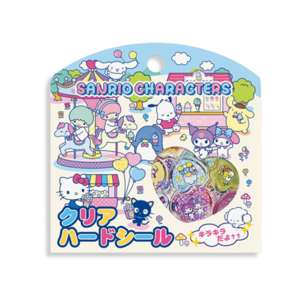 Sanrio Characters Party Clear Plump 3D Sticker Set