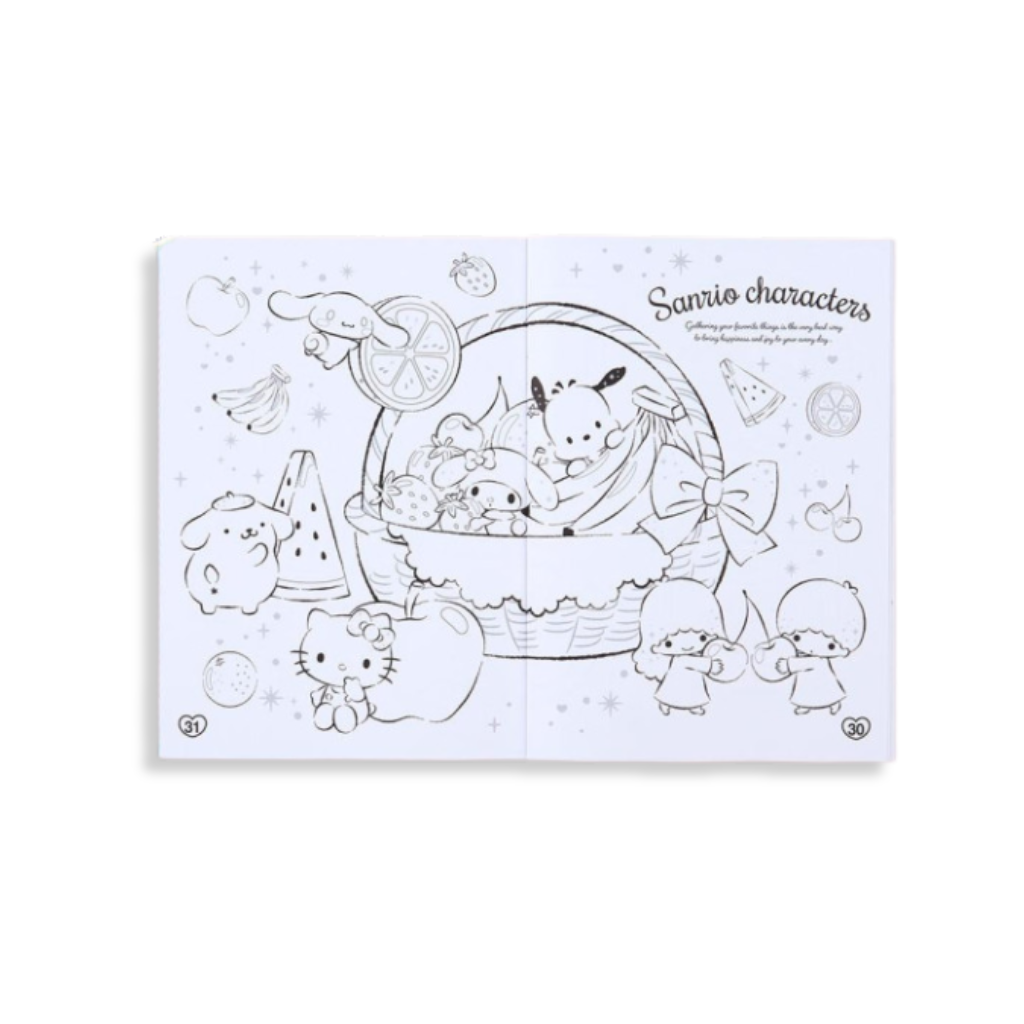 Sanrio Characters Strawberry  B5 Colouring  Book
