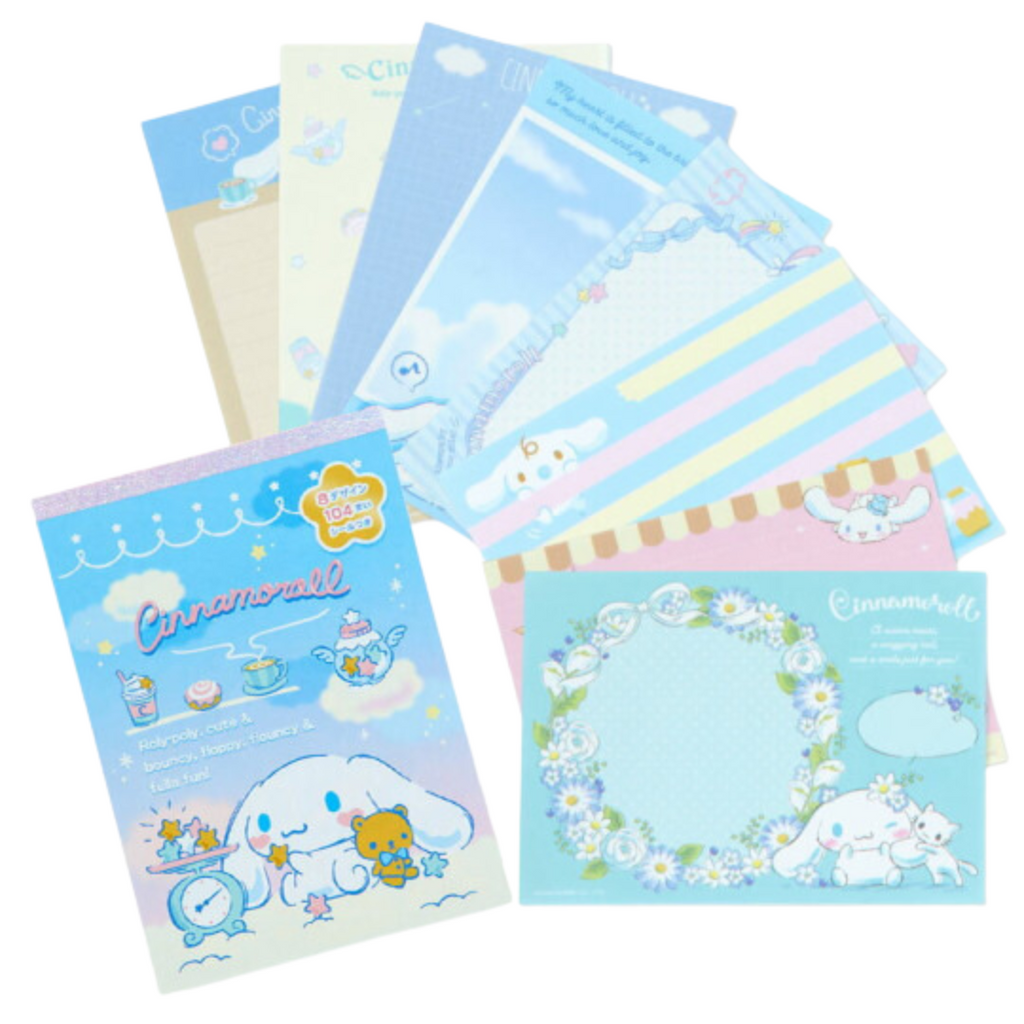 Sanrio Cinnamoroll A6 Memo Set of 8