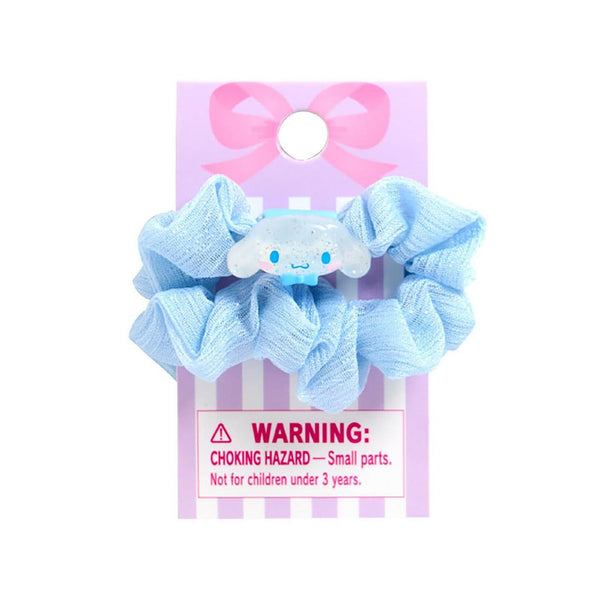 Sanrio Cinnamoroll Blue Scrunchie with Glitter Charm