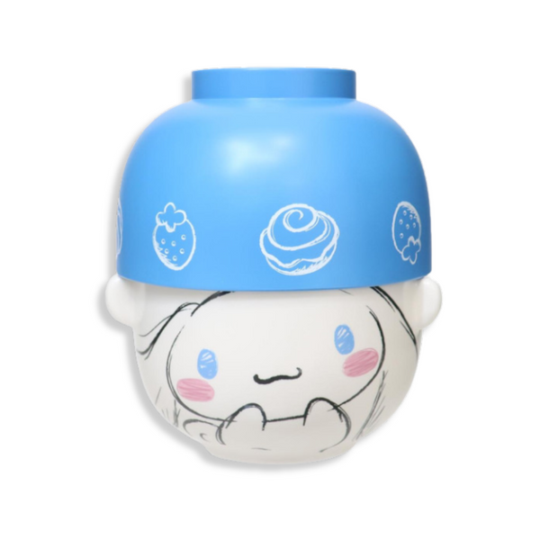 Sanrio Cinnamoroll Ceramic Tea Bowl & Melamine Soup Bowl Set