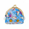 Sanrio Cinnamoroll Face Floral Mini Pouch with Carabiner