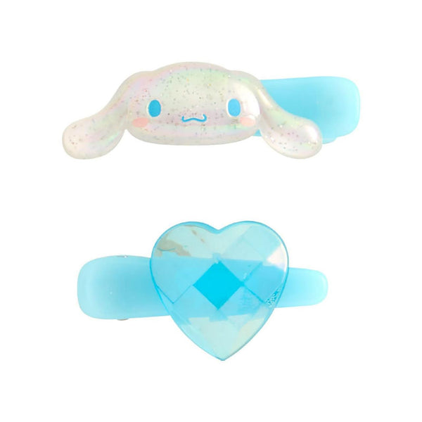 Sanrio Cinnamoroll Hair Clip Set with Heart Design