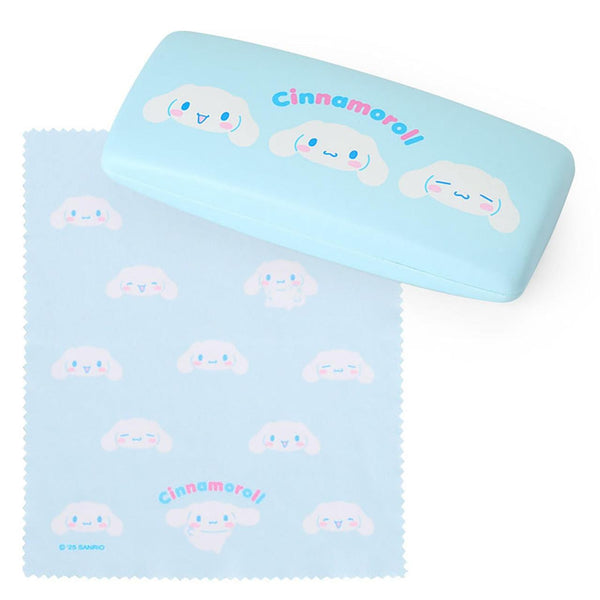 Sanrio Cinnamoroll Hard Glasses Case with Cleaning Cloth