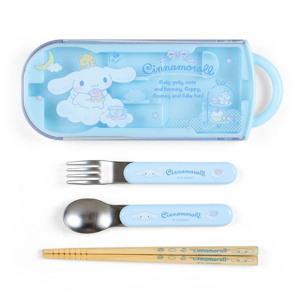 Sanrio Cinnamoroll Lunch 3 Pieces Cutlery Set with Case