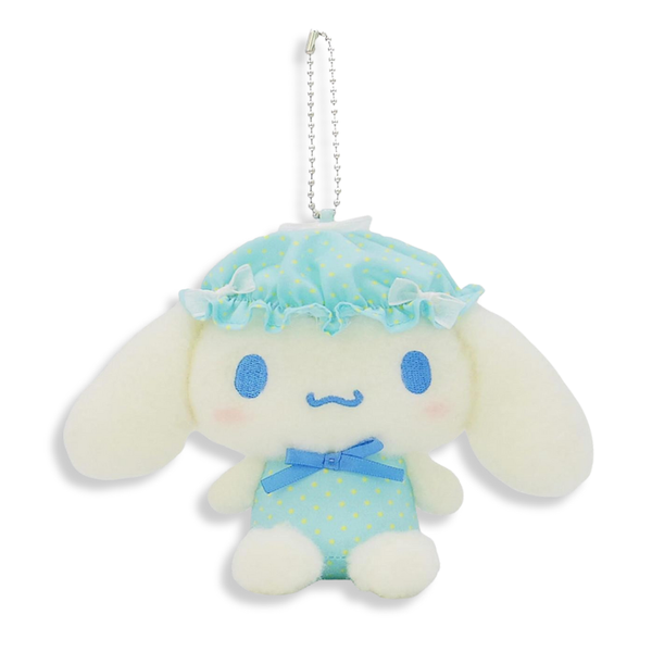 Sanrio Cinnamoroll Nightcap Ribbon Plush Mascot Keychain