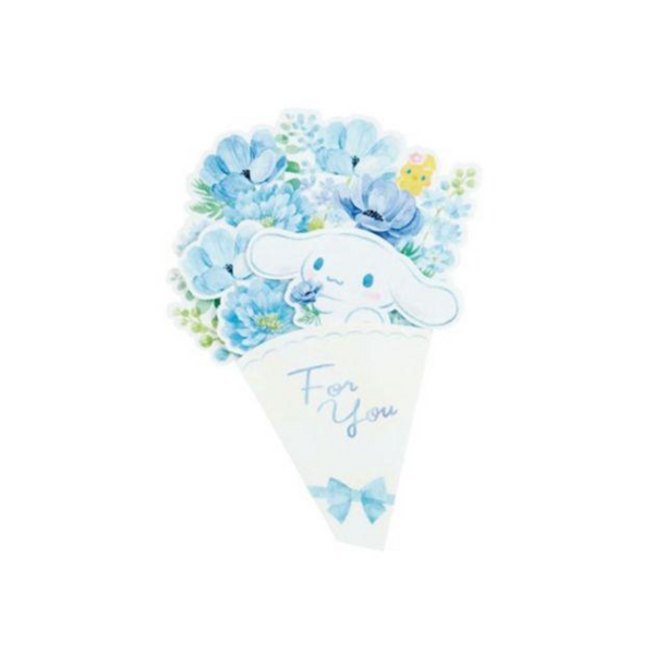 Sanrio Cinnamoroll Pop Up Card In Blue Bouquet