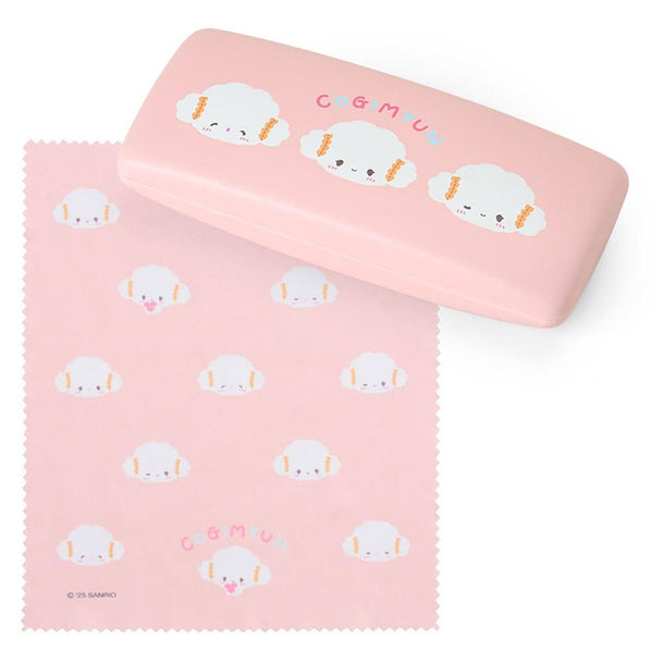 Sanrio Cogyumin Hard Glasses Case with Cleaning Cloth