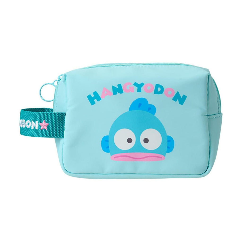 Sanrio Hangyodon Blue Zipper Pouch Bag