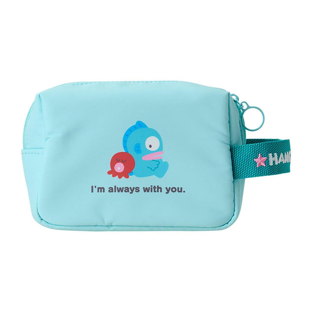 Sanrio Hangyodon Blue Zipper Pouch Bag