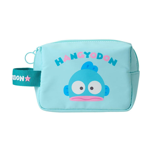 Sanrio Hangyodon Blue Zipper Pouch Bag