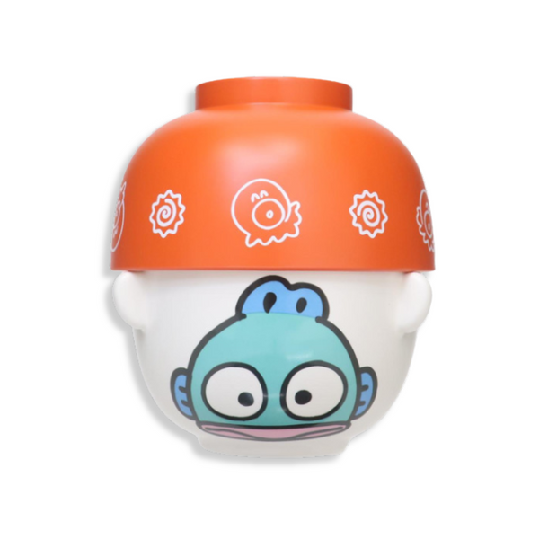 Sanrio Hangyodon Ceramic Tea Bowl & Melamine Soup Bowl Set
