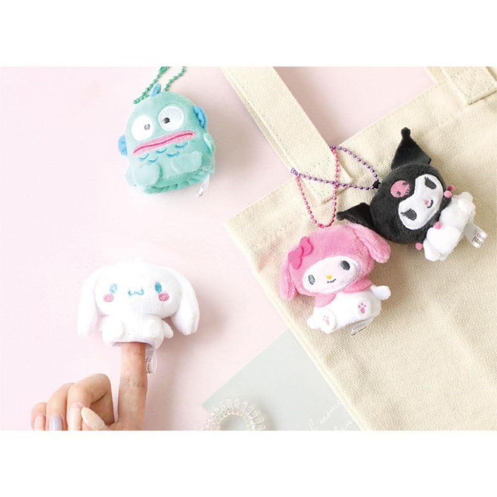 Sanrio Hangyodon Finger Puppet Mascot Keychain
