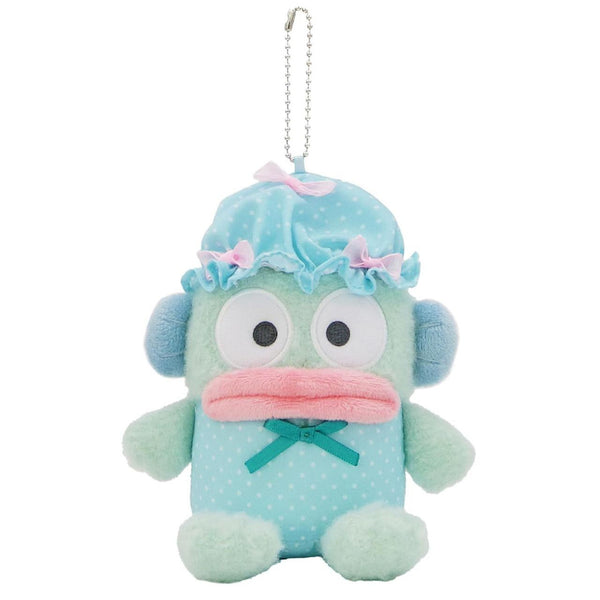Sanrio Hangyodon Nightcap Ribbon Plush Mascot Keychain