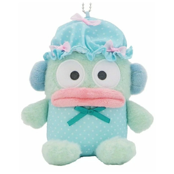 Sanrio Hangyodon Nightcap Ribbon Plush Mascot Keychain