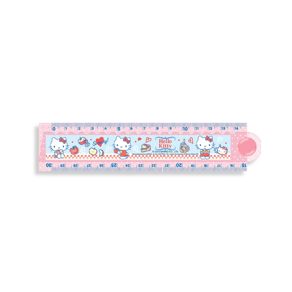Sanrio Hello Kitty 30cm  Double-Sided Folding Ruler