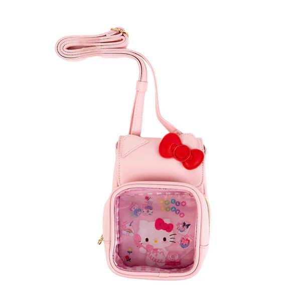 Sanrio Hello Kitty 50th Anniversary Pink Gingham Shoulder Pouch