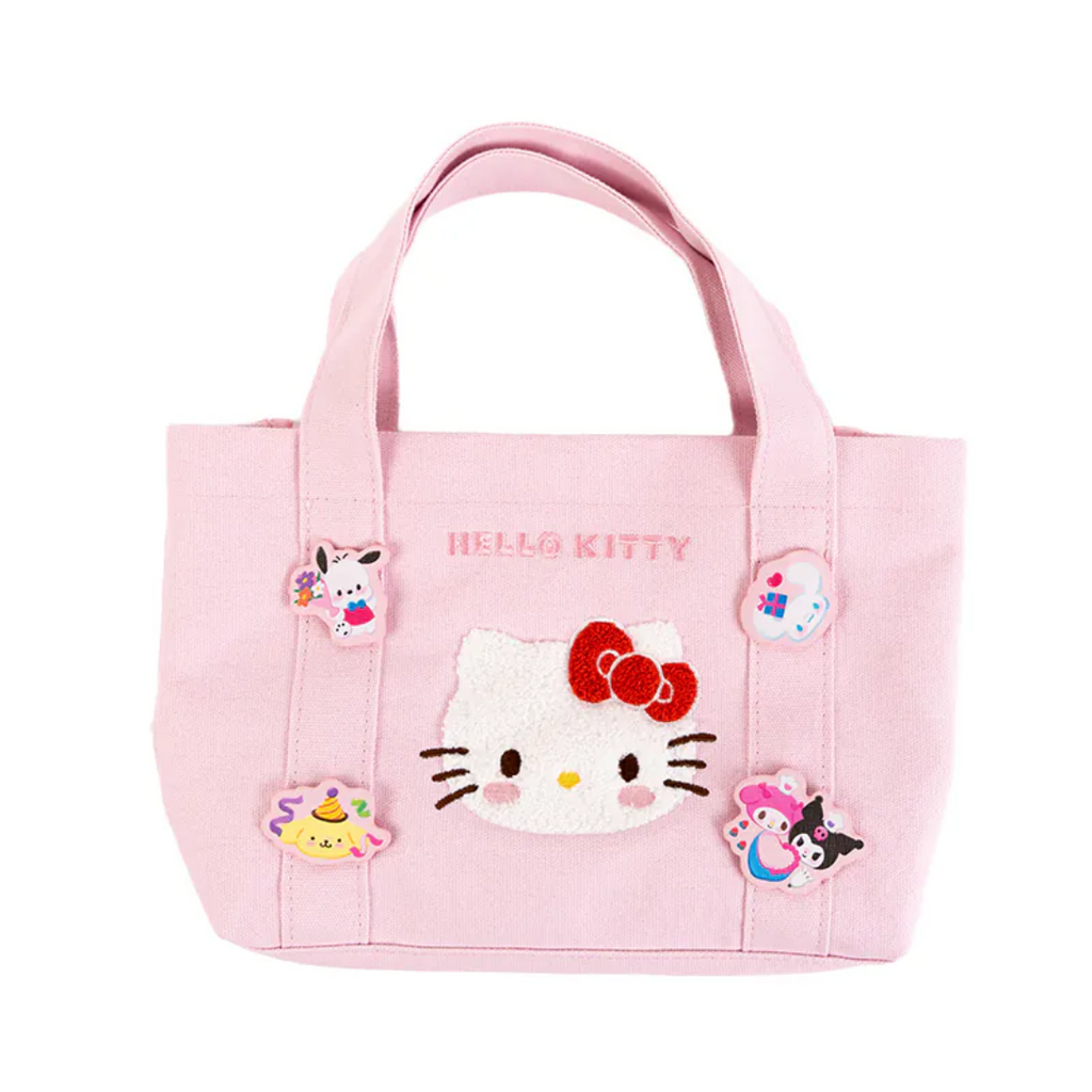Sanrio Hello Kitty 50th Anniversary Pink Gingham Tote Bag