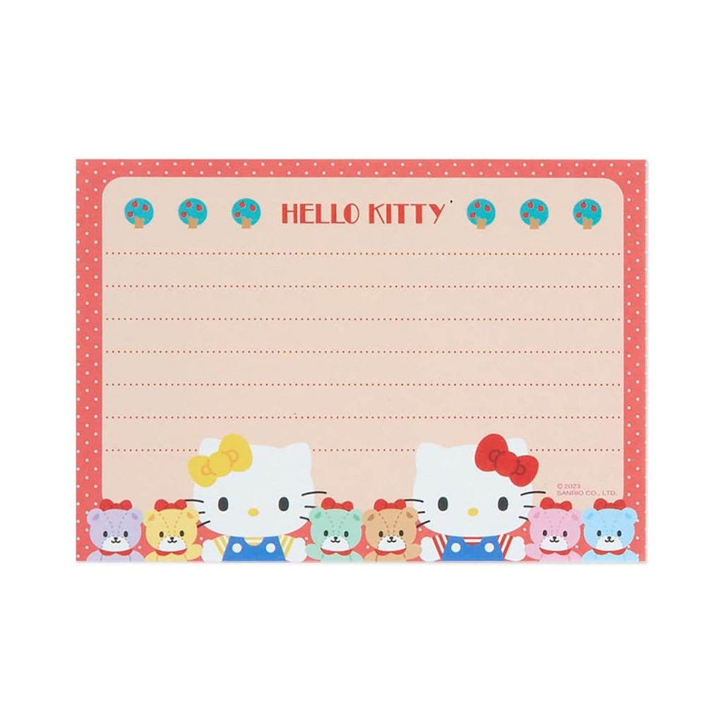 Sanrio Hello Kitty A6 Memo Set of 8