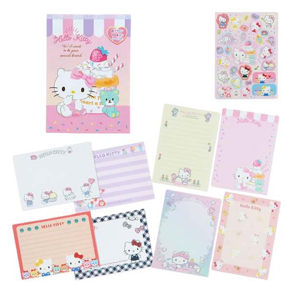 Sanrio Hello Kitty A6 Memo Set of 8